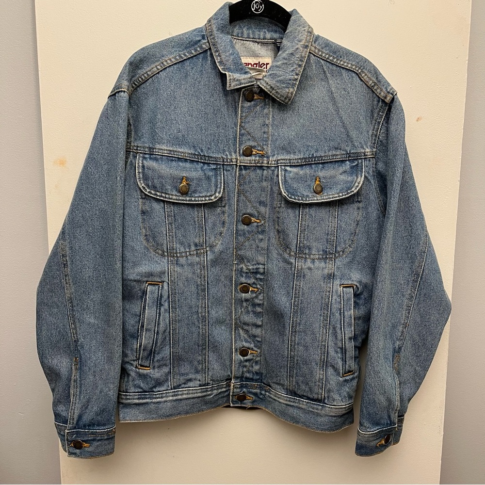 Wrangler Rugged Wear Men’s Jean Jacket Size Small Great Condition